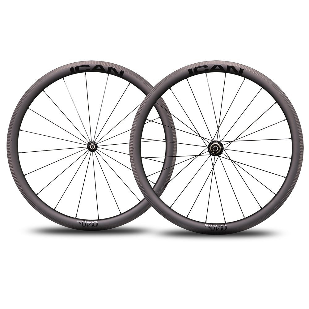 Alpha pro rim brake wheels with Novatec hubs