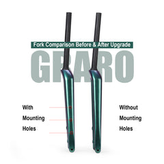 ICAN Graro UCI gravel bike frame without bolts 0mm offset seat post