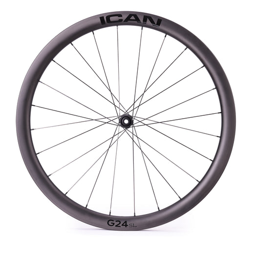 ICAN hooked gravel wheels 70C G24 SL with DT Swiss hubs