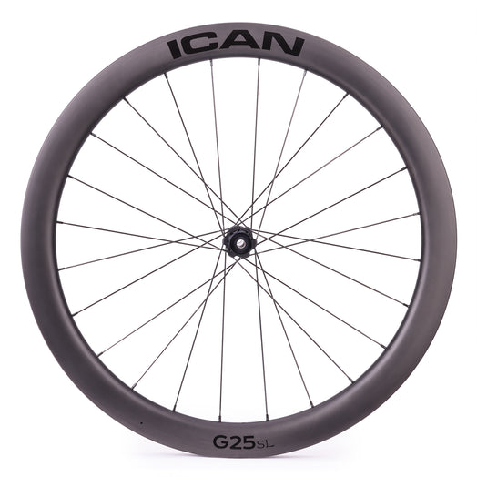 ICAN 700C G25 SL gravel wheels with DT Swiss hubs