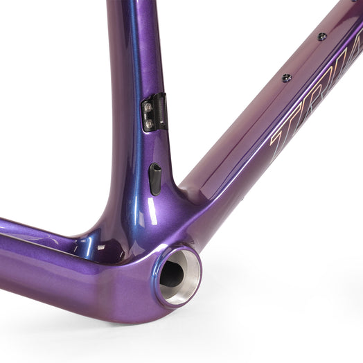 ICAN Graro UCI gravel bike frame without bolts 0mm offset seat post Chameleon W2311