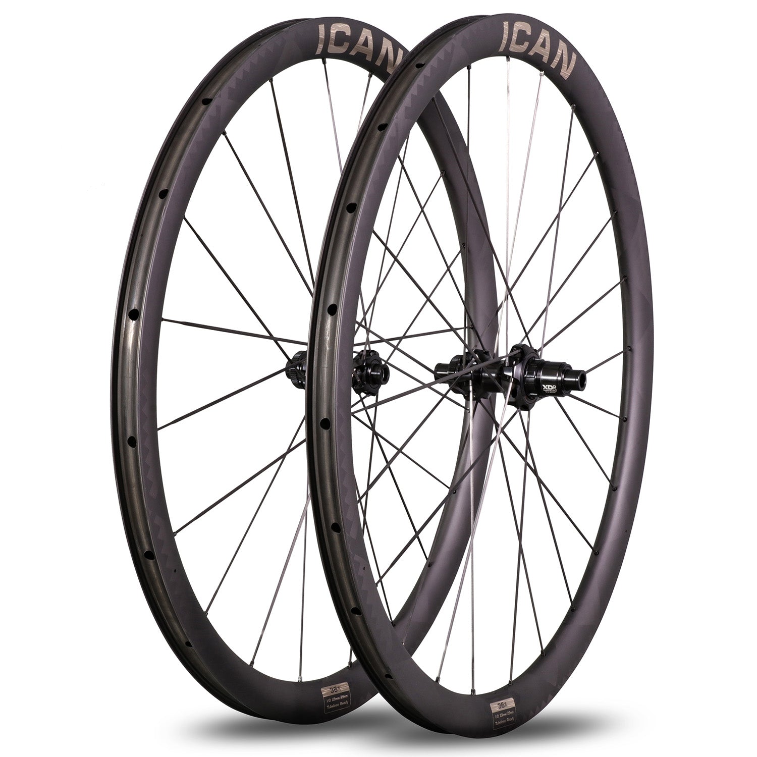 36/50mm Pie Carbon Spoke-23mm Inner Width